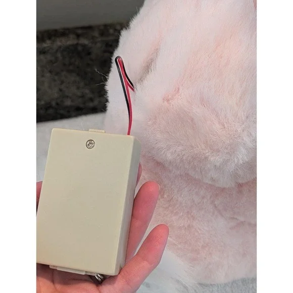 Vintage DanDee Tickle Wiggle Plush Easter Hoppy Bunny Lights That Tickles Pastel - Picture 12 of 17